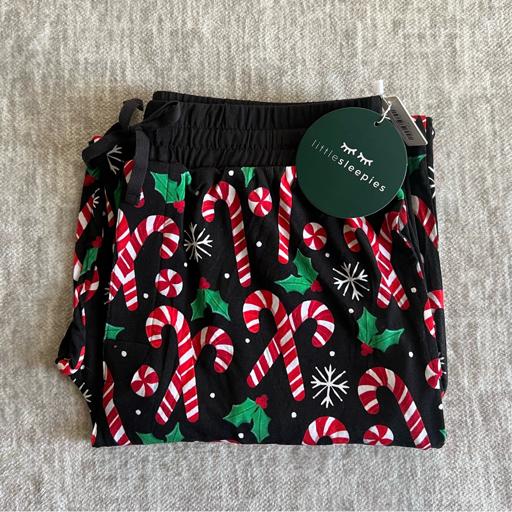 Nwt Mens Little Sleepies Merry Mints Pj Pants